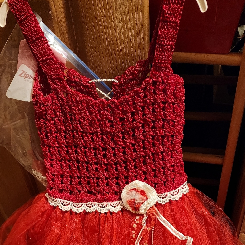 Girls crochet dress